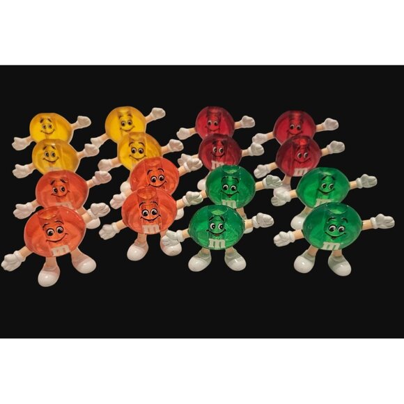 M&M Candy String Lights Covers 1990s Lot Of 16 Christmas Pop Culture Whimsical - Picture 1 of 8